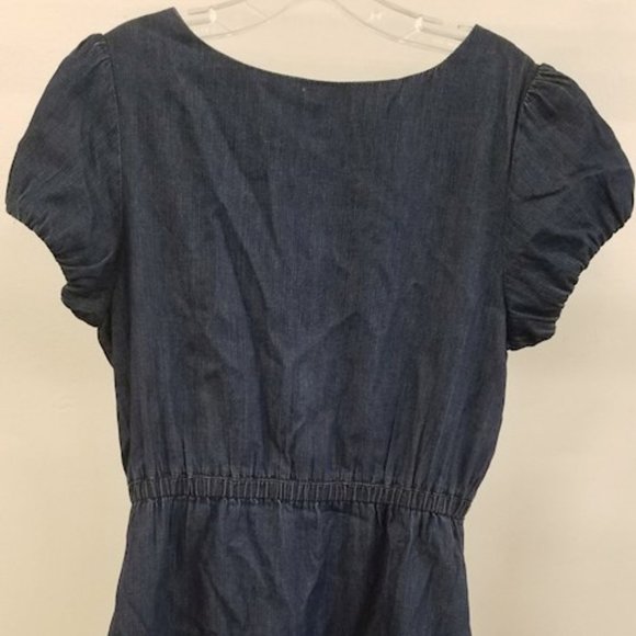 Anthropologie Maeve Plain Fancy Denim Dress - Picture 4 of 5
